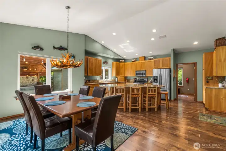 Dining Area and Kitchen
