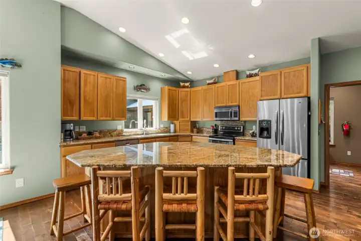 Kitchen with Granite Counters