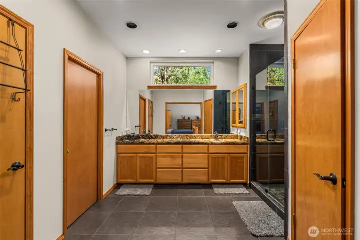 Primary Bathroom with Dual Vanity