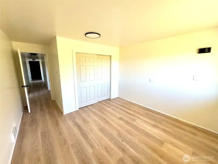 Bedroom in basement. Bedroom in basement.