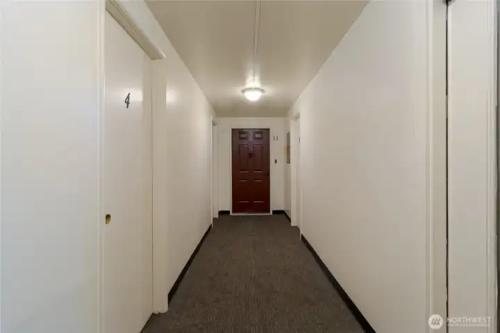 A very private secure location, with this being the only unit on this level.