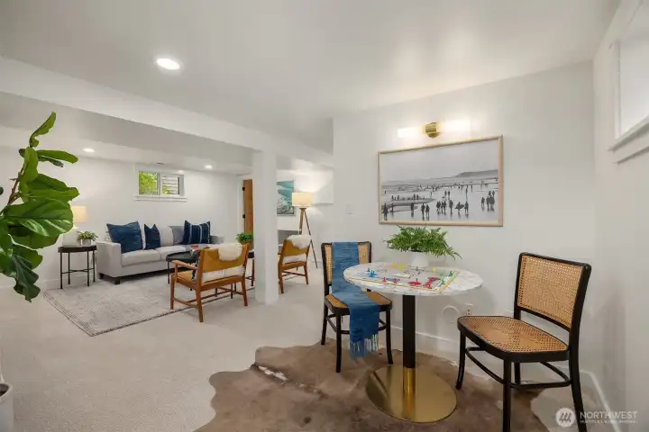Finished basement