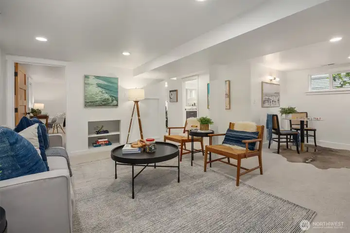 Finished basement