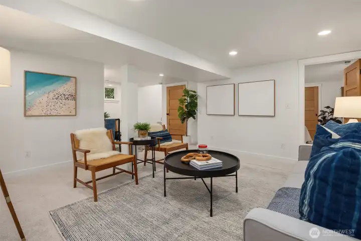 Finished basement