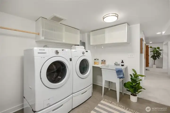 Oversized utility room