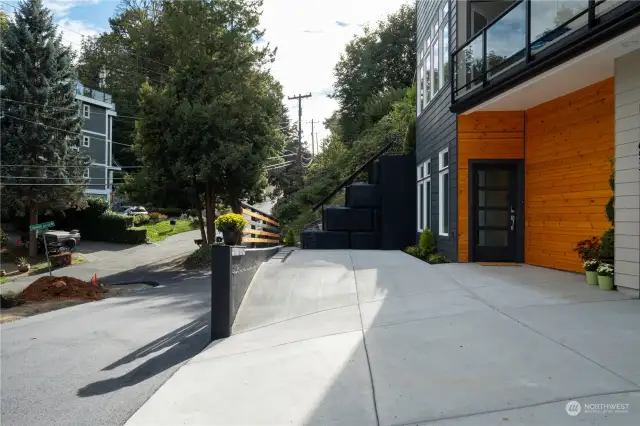 Off-street parking space - in addition to 2-car garage and driveway parking