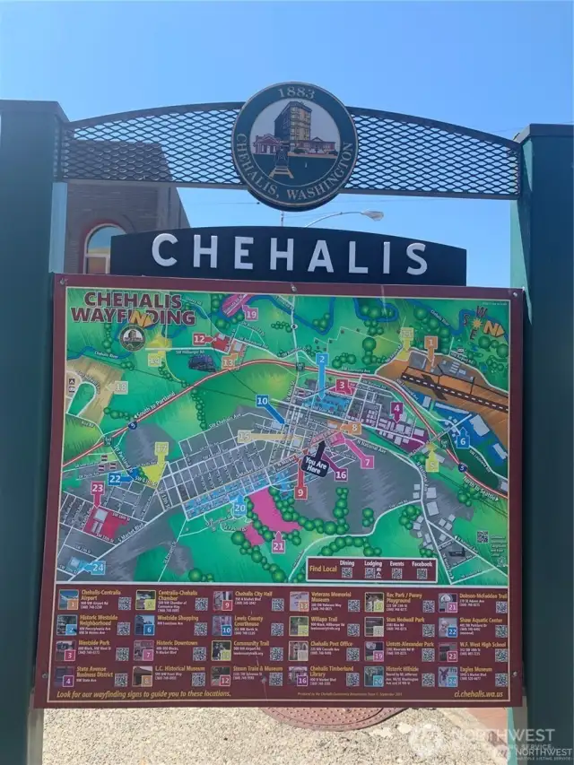 Chehalis so close to Centrailia and Olympia