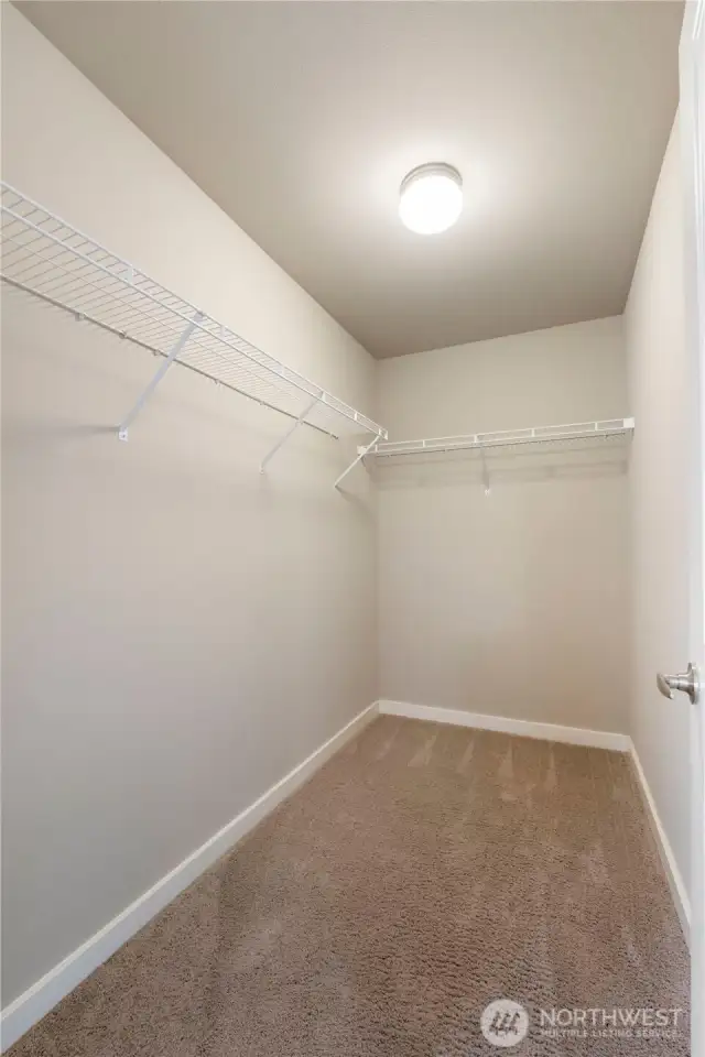 Walk in closet in bedroom 1