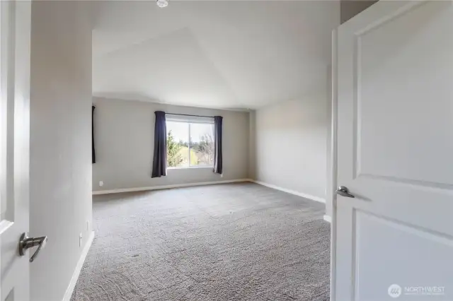 Huge Primary suite with vaulted ceilings