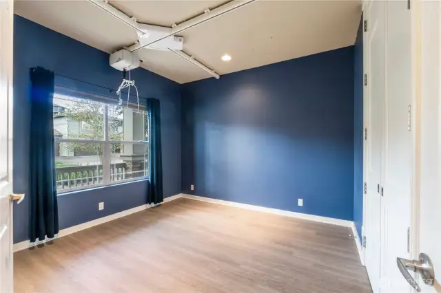 Office/den with double french doors