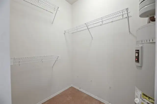 HUGE walk-in closet in the Primary Suite