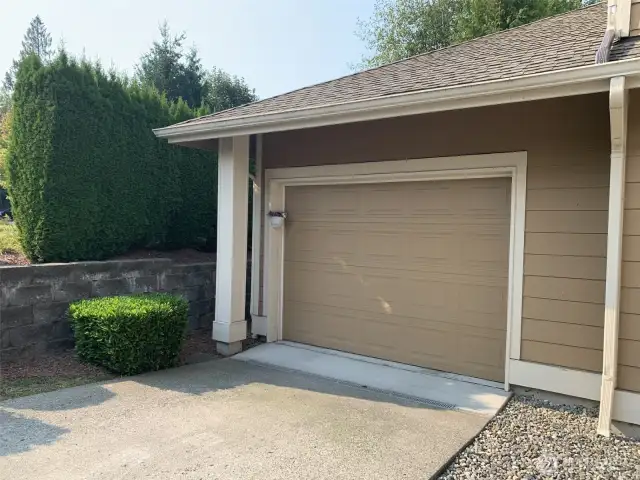 Oversized private garage! Inside the garge is a private & secure door with quick access to the elevator.
