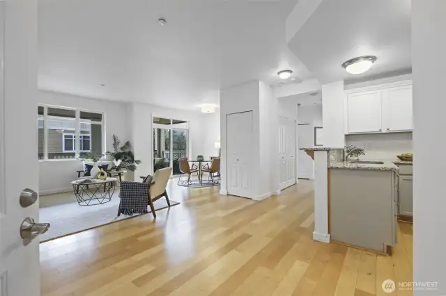 From the moment you enter, you will be impressed by the large, open and bright living space!