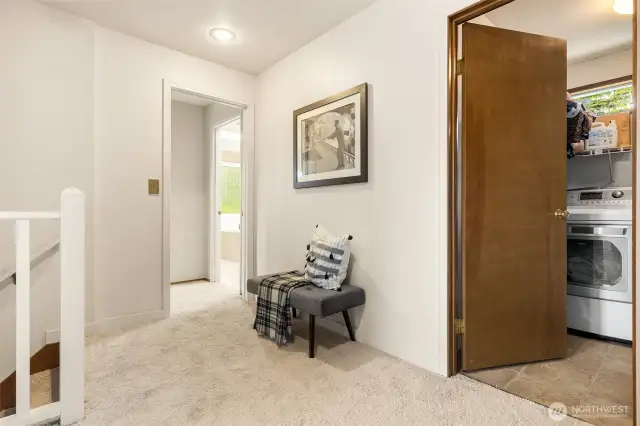 Laundry room upstairs!