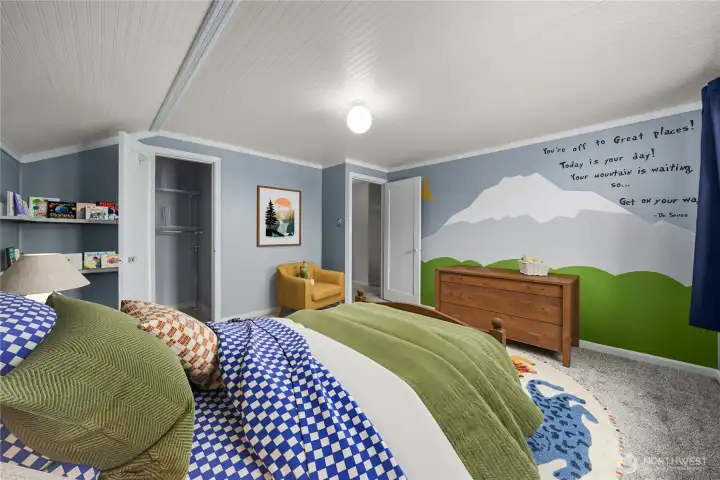 North east 4th bedroom on 2nd floor - you will be surprised by the large size of all of the bedrooms in this lovely 1925 Craftsman