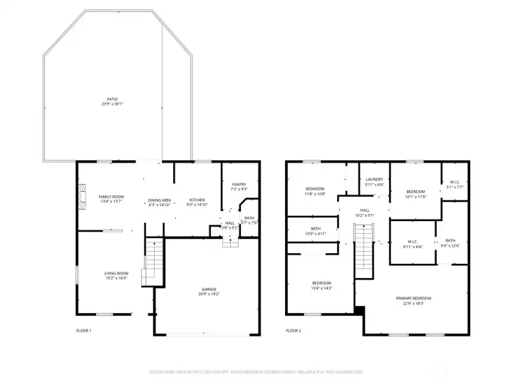 Great Floorplan with new patio patio.