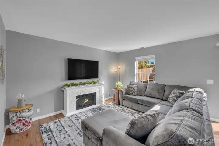 Electric Fireplace stays.