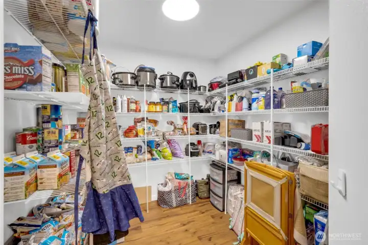 Huge Pantry located right off of the garage.
