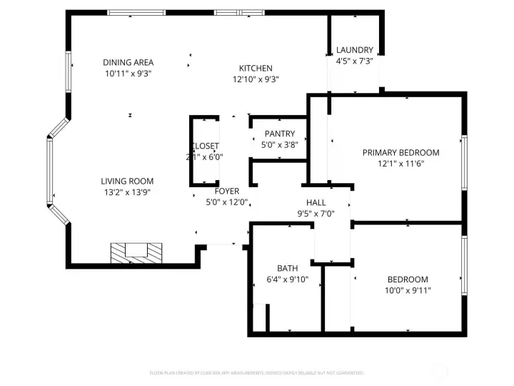 layout of Apt. 101