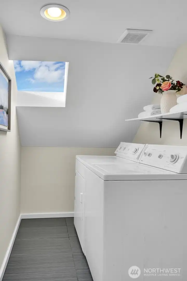 Upstairs laundry