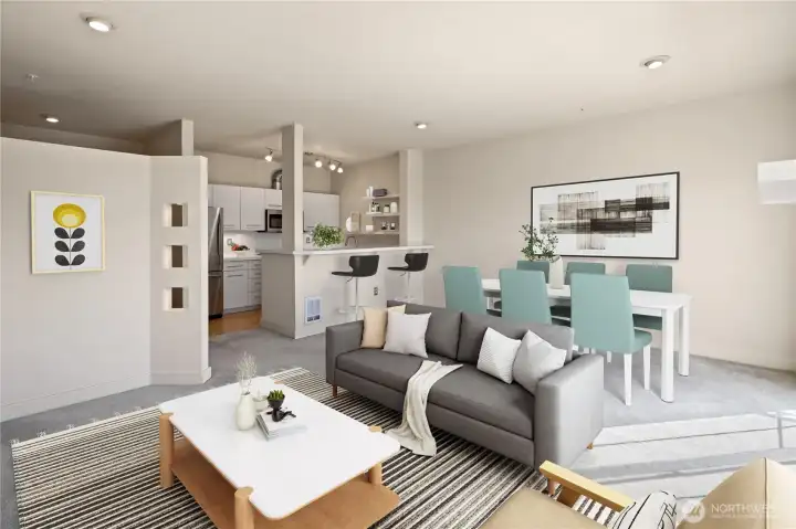 Living & Dining Rooms