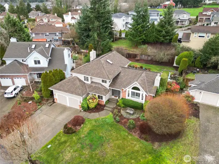 Fully fenced in, the property is private and beautiful. Wait until you see the foliage bloom this Spring!