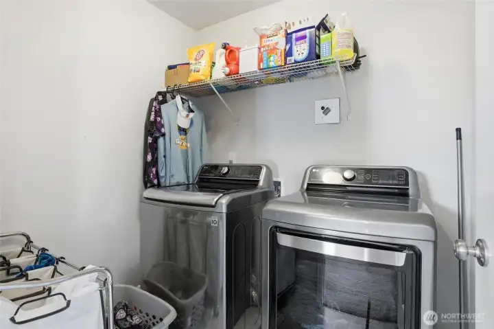 Laundry, upper floor