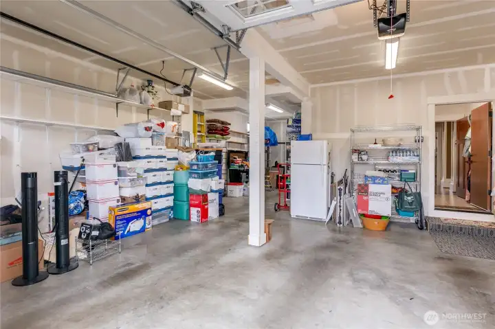 Spacious 3 Car Garage