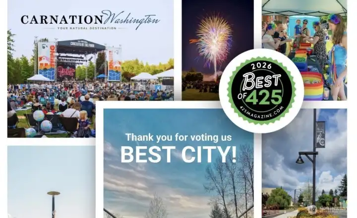 Voted BEST CITY by 425 Magazine 2025 & 2026!