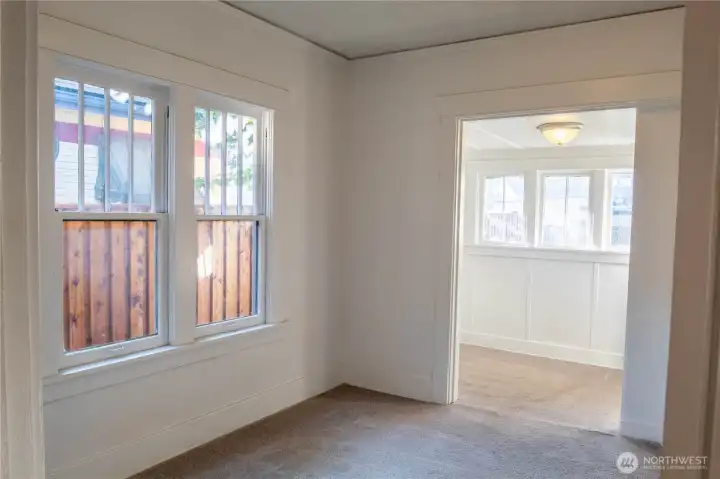 Main bedroom with walk-in closet