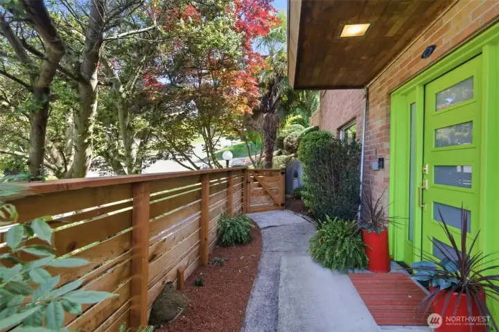 Private entry and front porch. Private entry and front porch.