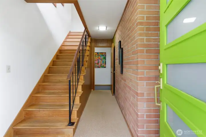 Lower level floor of this two level home. Lower level floor of this two level home.