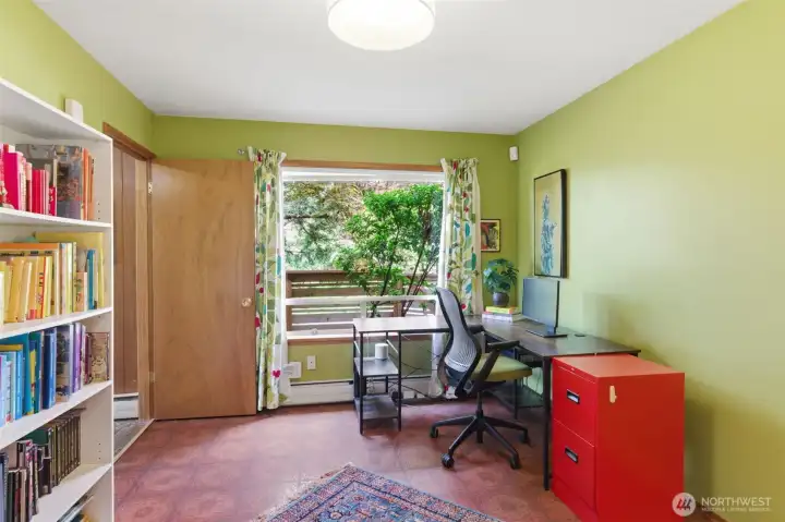 First bedroom on lower level, great for an office. First bedroom on lower level, great for an office.