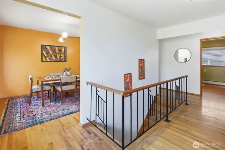 Main floor of home. Main floor of home.