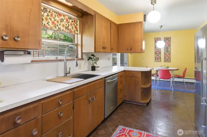 Kitchen with plenty of counters and cabinets. Kitchen with plenty of counters and cabinets.