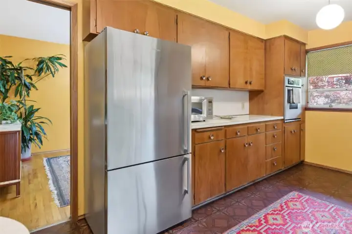Newer fridge. Newer fridge.