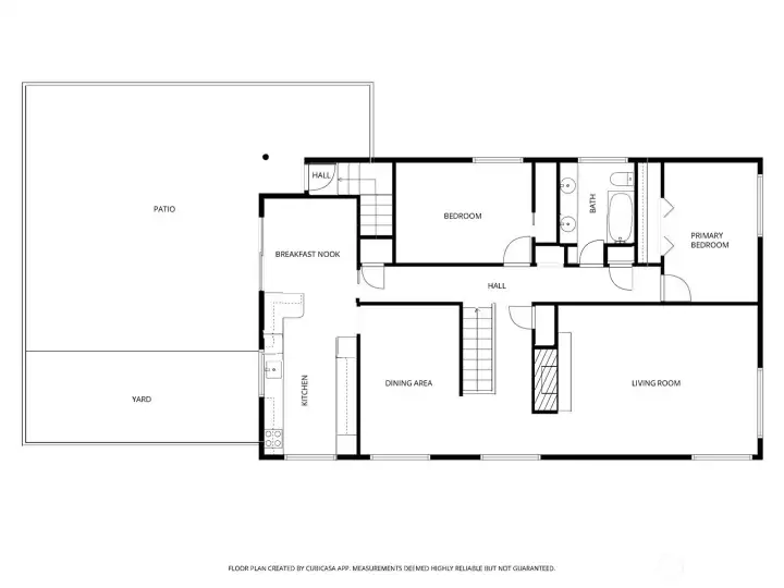 Main floor layout. Main floor layout.