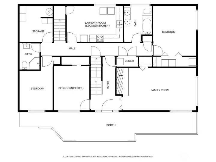 Lower level layout. Lower level layout.