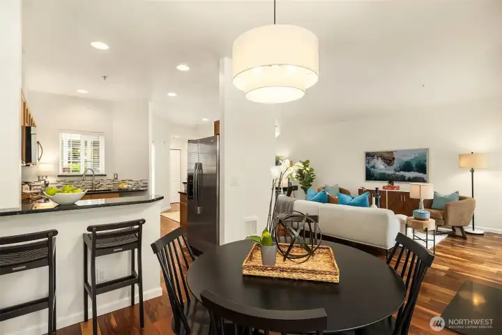 A great shot highlighting the usability of this floor plan.