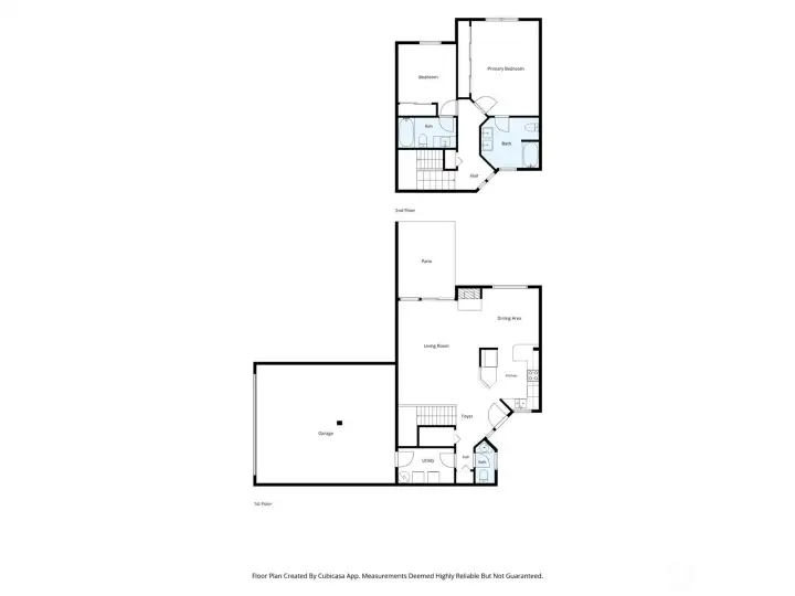 Whole house floor plan combined