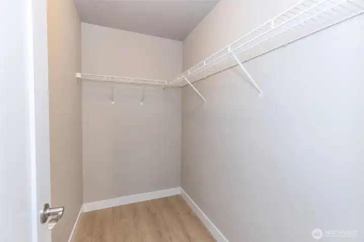Primary closet