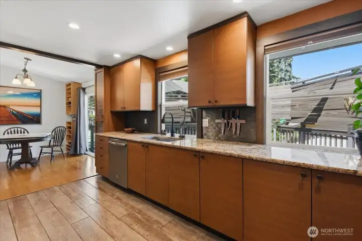 Enjoy the abundance of the gorgeous cabinets and counterspace.