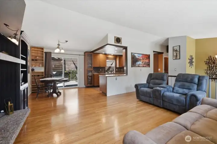 Another view of the beautiful floors.