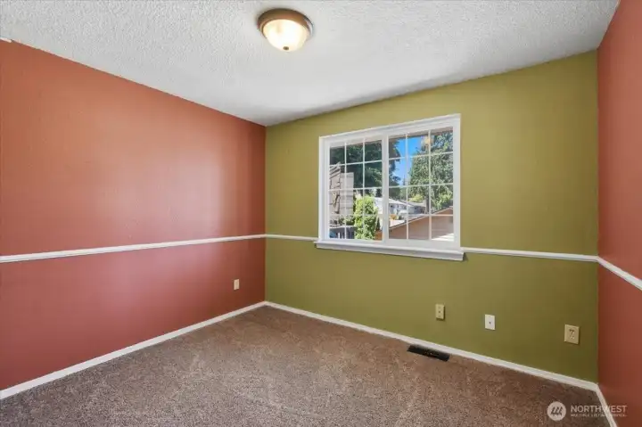 This is the second bedroom on the upper level.