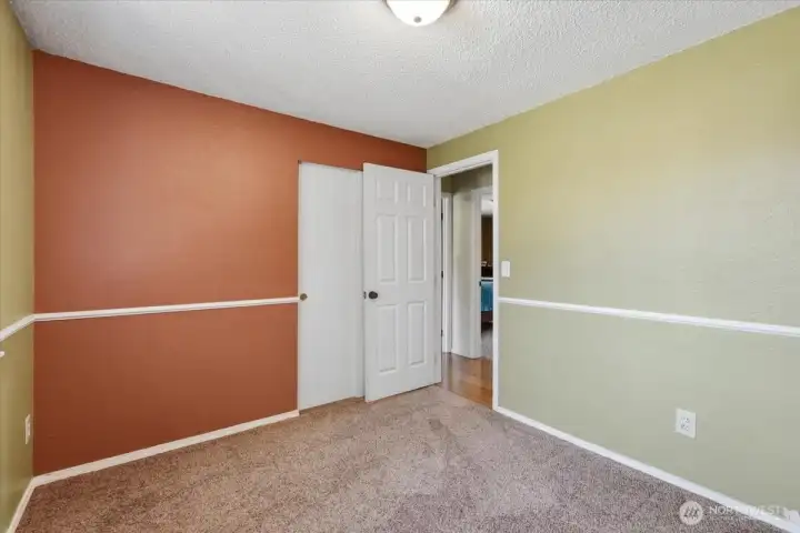 Another view of the second bedroom on the upper level.