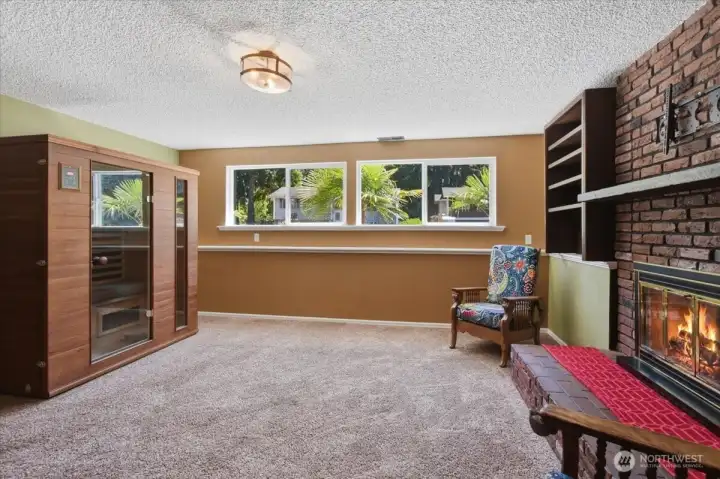 This is another view of the family room.