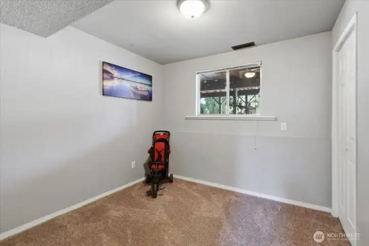 This is the 5th bedroom on the lower level.