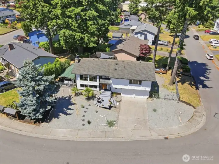 Another view of the spacious flat lot.