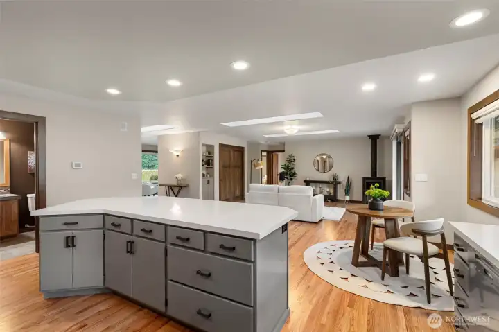 Open concept living area