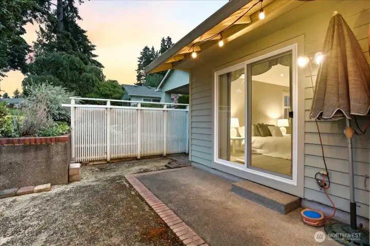 rear of home, patio, backyard, low-maintenance landscape, golf course view rear of home, patio, backyard, low-maintenance landscape, golf course view